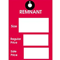 T901R Carpet Remnant Price Tag